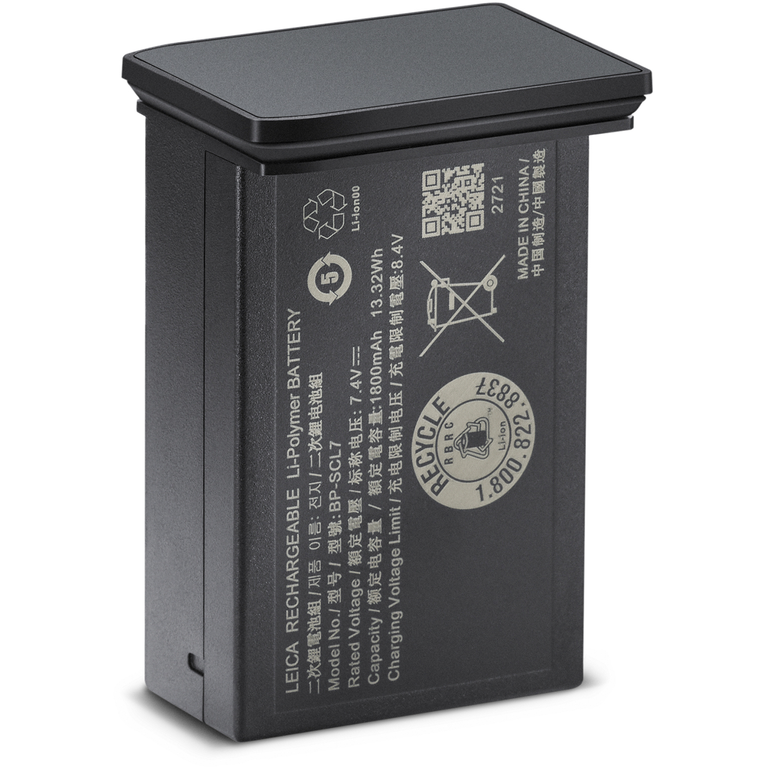 Leica Akku BP-SCL7 metallgrau lackiert