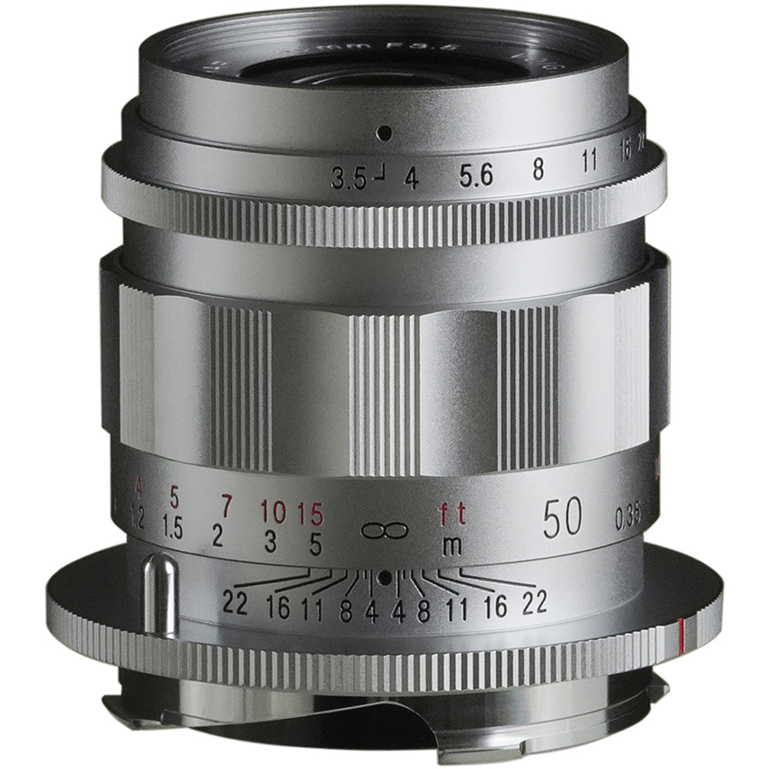 Voigtländer 50mm F3.5 APO-Lanthar Typ II für Leica M-Mount silber