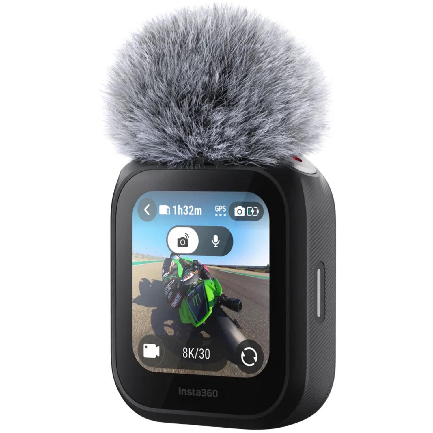 Insta360 GPS-Vorschau-Fernsteuerung mit integriertem Mikrofon