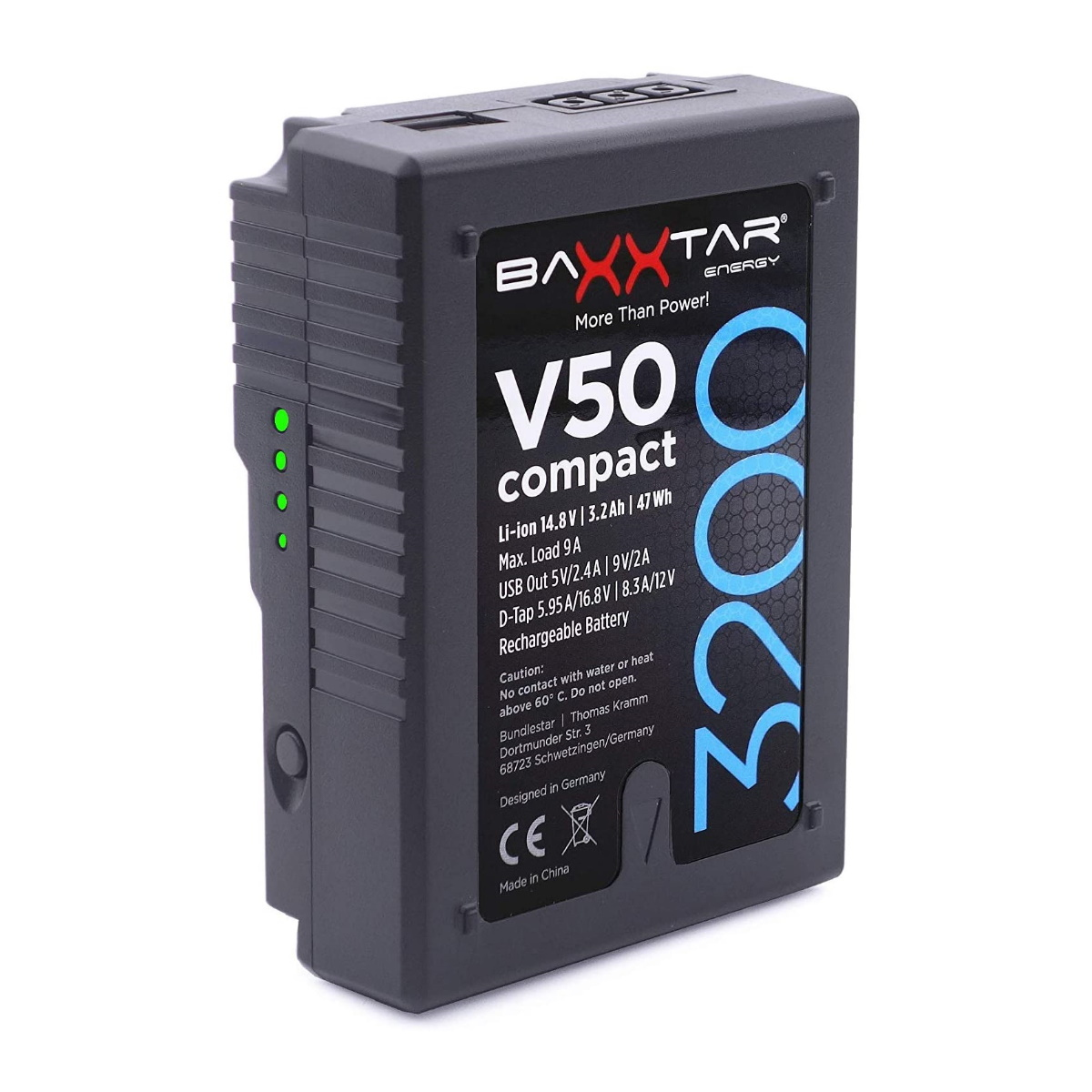 Baxxtar V-Mount Akku PRO V50 compact neuwertiger Rückläufer