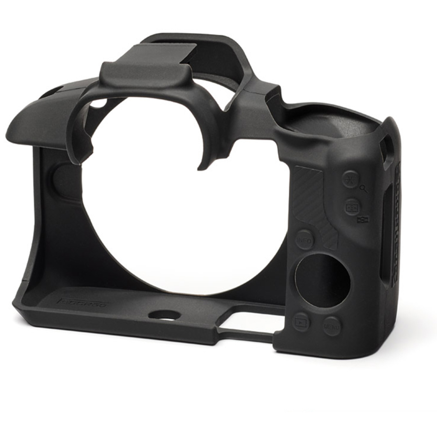 easyCover Silikon-Schutzhülle für Canon R50 Schwarz