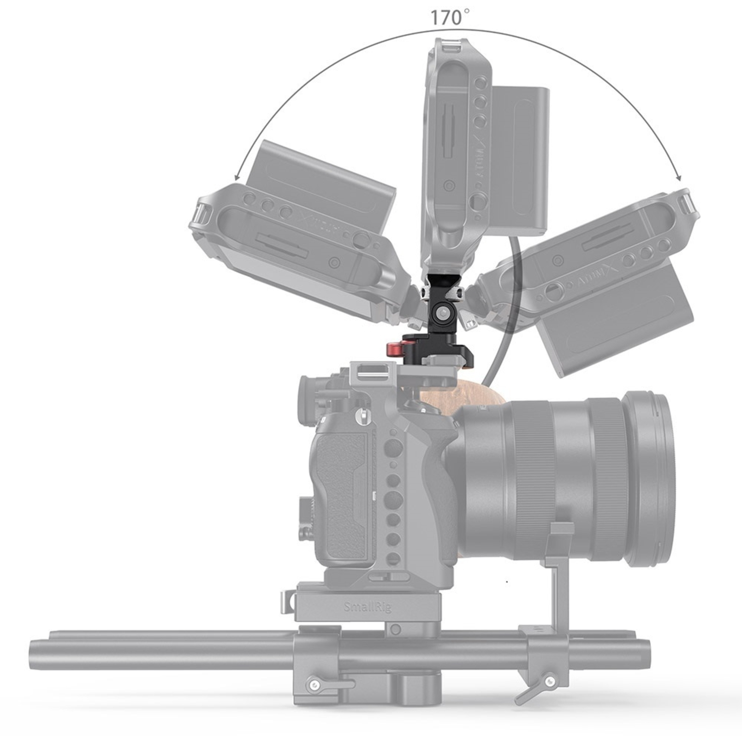 SmallRig Monitorhalterung mit NATO-Klemme 2906B 