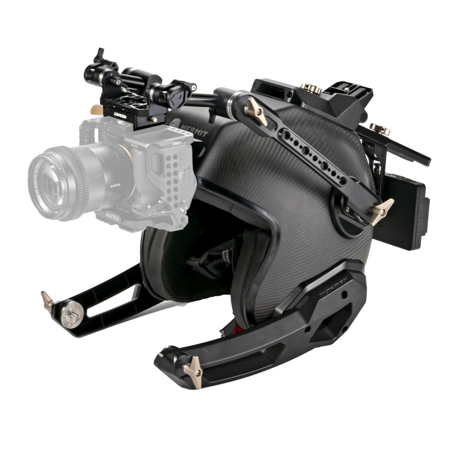 Tilta TA-HR-M-AB Hermit POV Stützsystem Medium Gold Mount