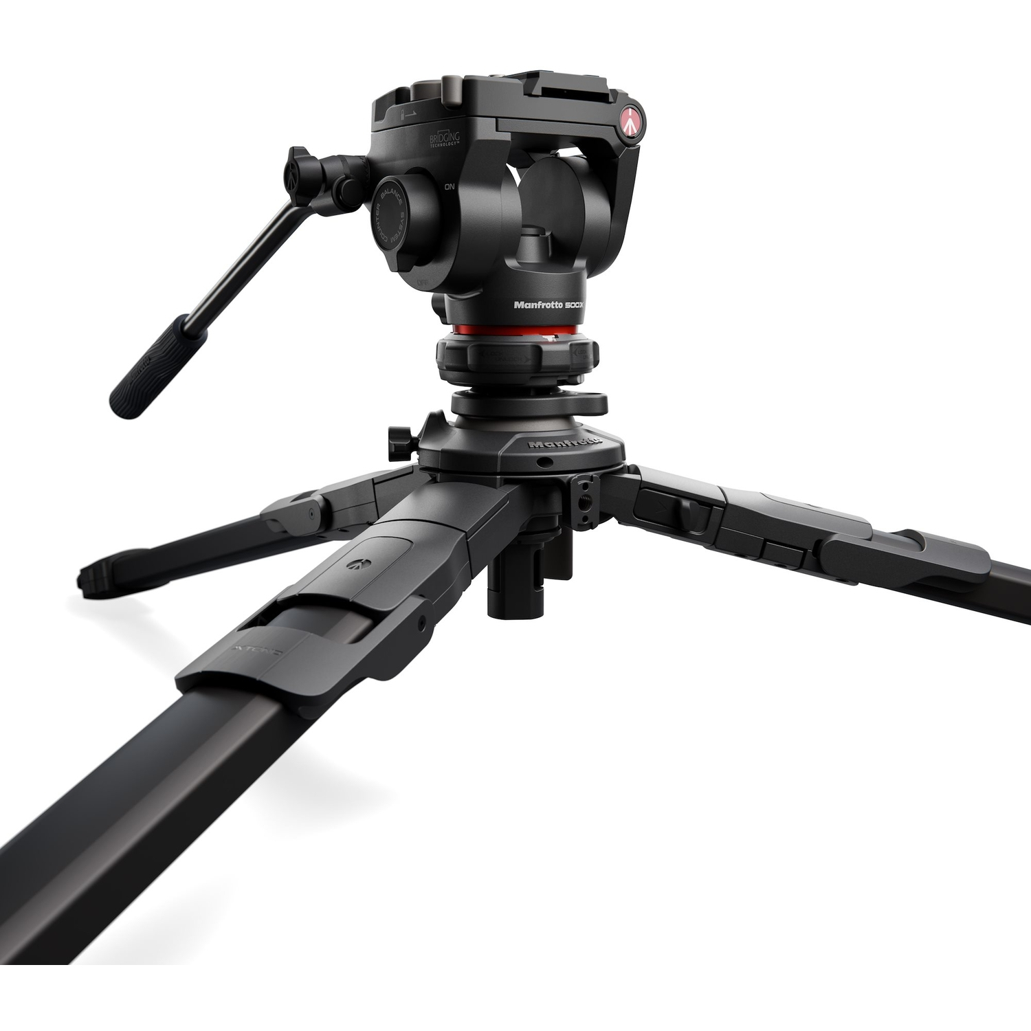 Manfrotto ONE Hybrid Aluminium-Stativ mit 500X Fluid-Kopf