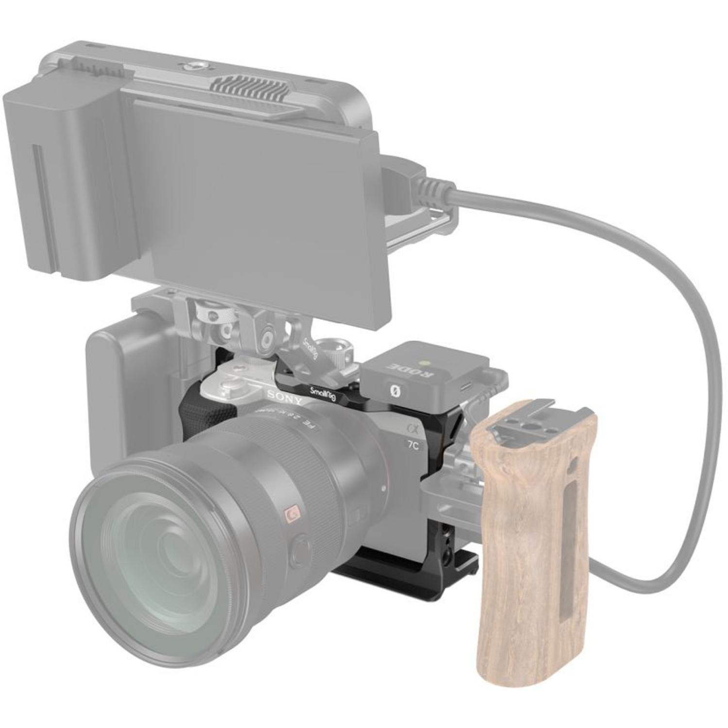 SmallRig Cage mit seitlichem Silikongriff 3212B für Sony Alpha 7C