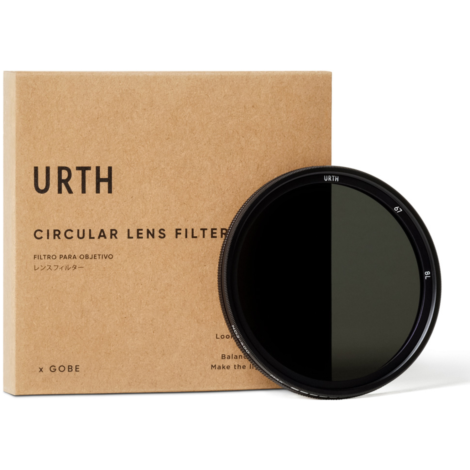 Urth 67mm ND2-400 Variabler ND-Filter (1-8.6 Stop)