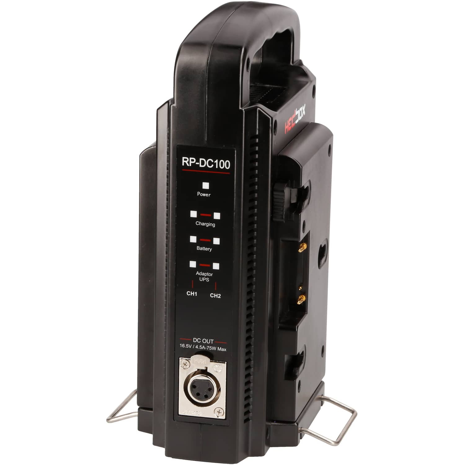 HEDBOX RP-DC100A Digitales Doppelladegerät für Gold-Mount