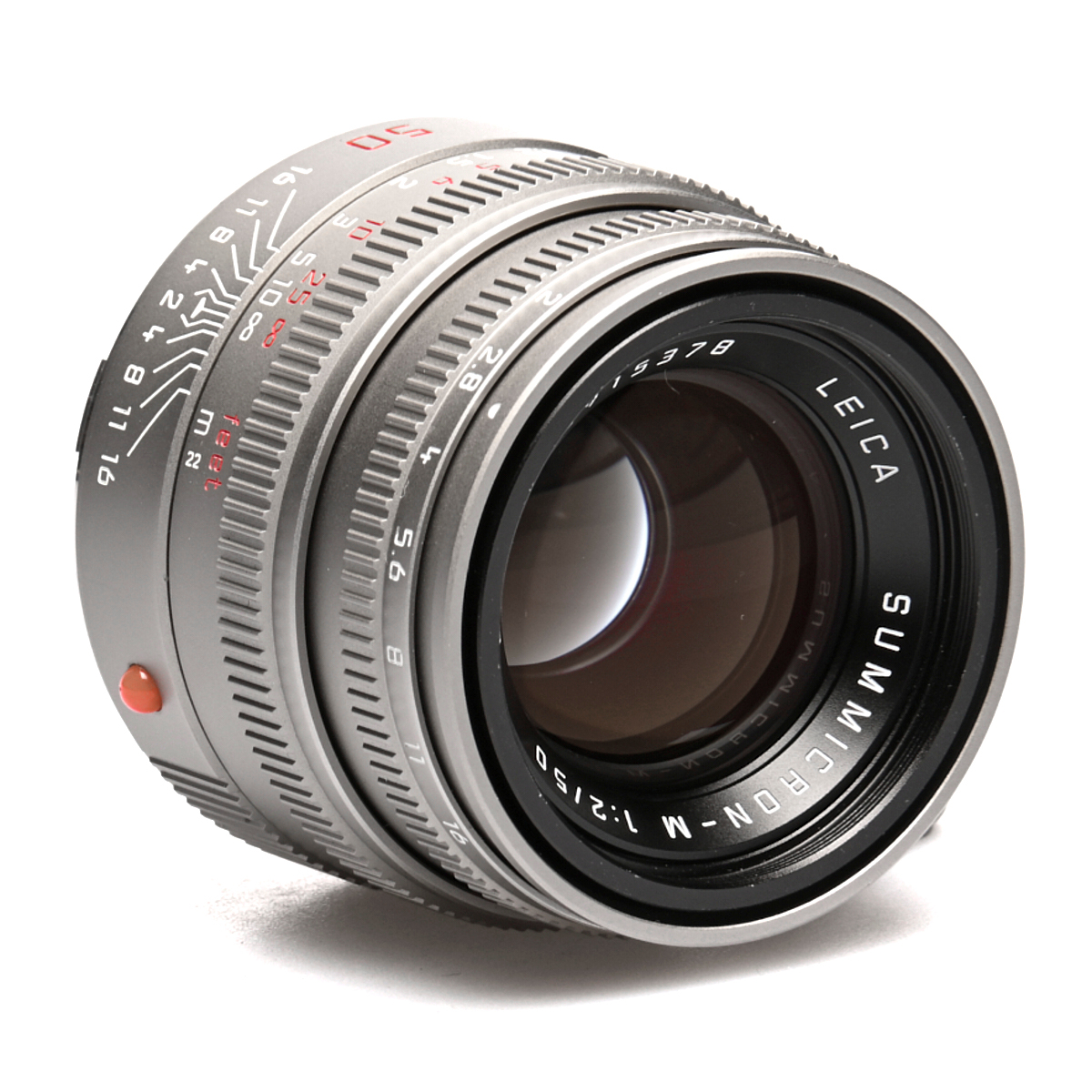 Leica Summicron-M 50mm F2 titan/limitiert silber