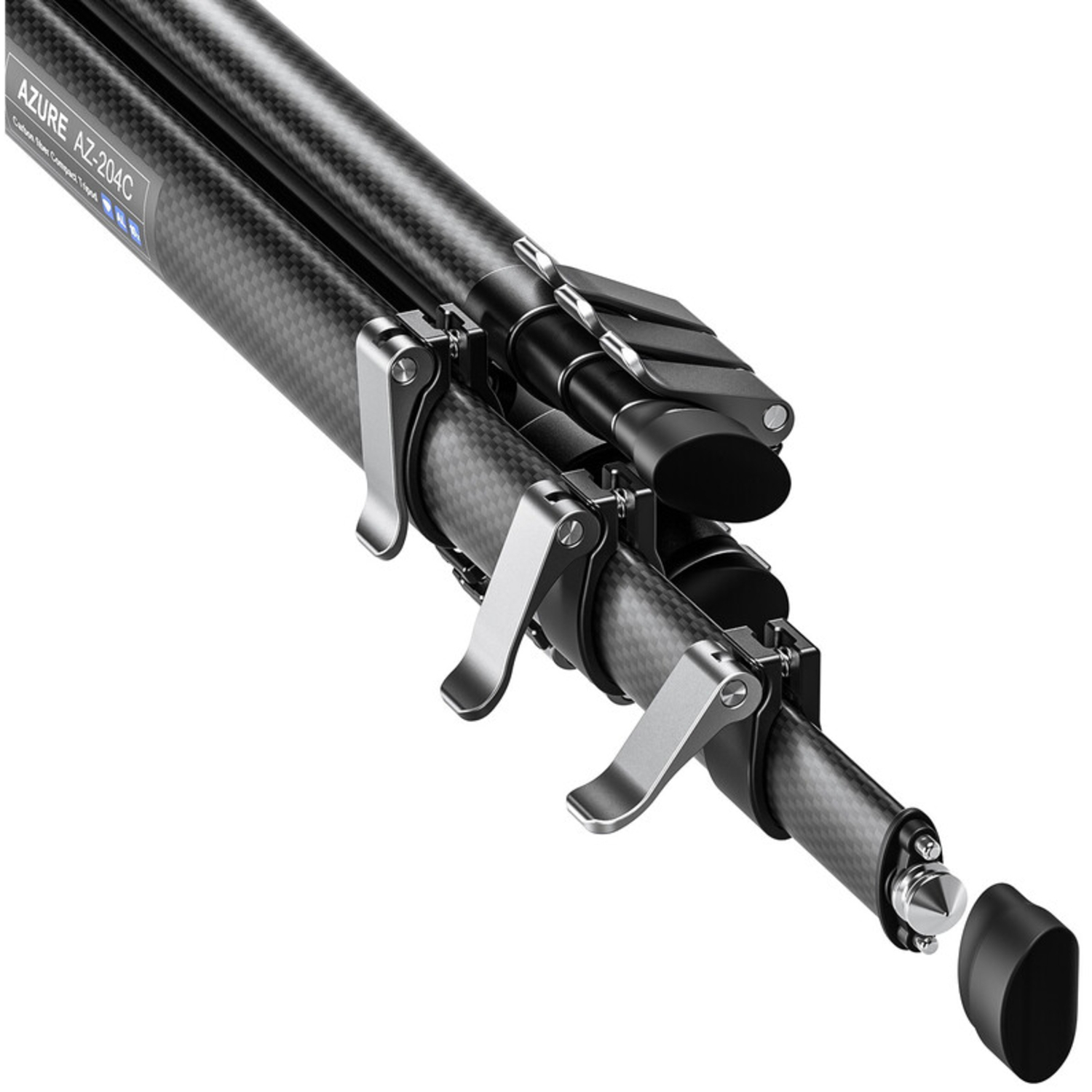 Leofoto Carbon-Dreibeinstativ Azure AZ-204C mit Kugelkopf LH-25R 