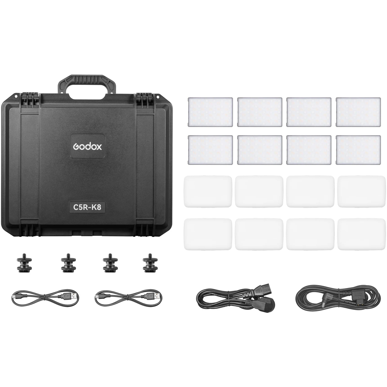 Godox C5R-K8 - KNOWLED RGB WW - LED 8er Kit