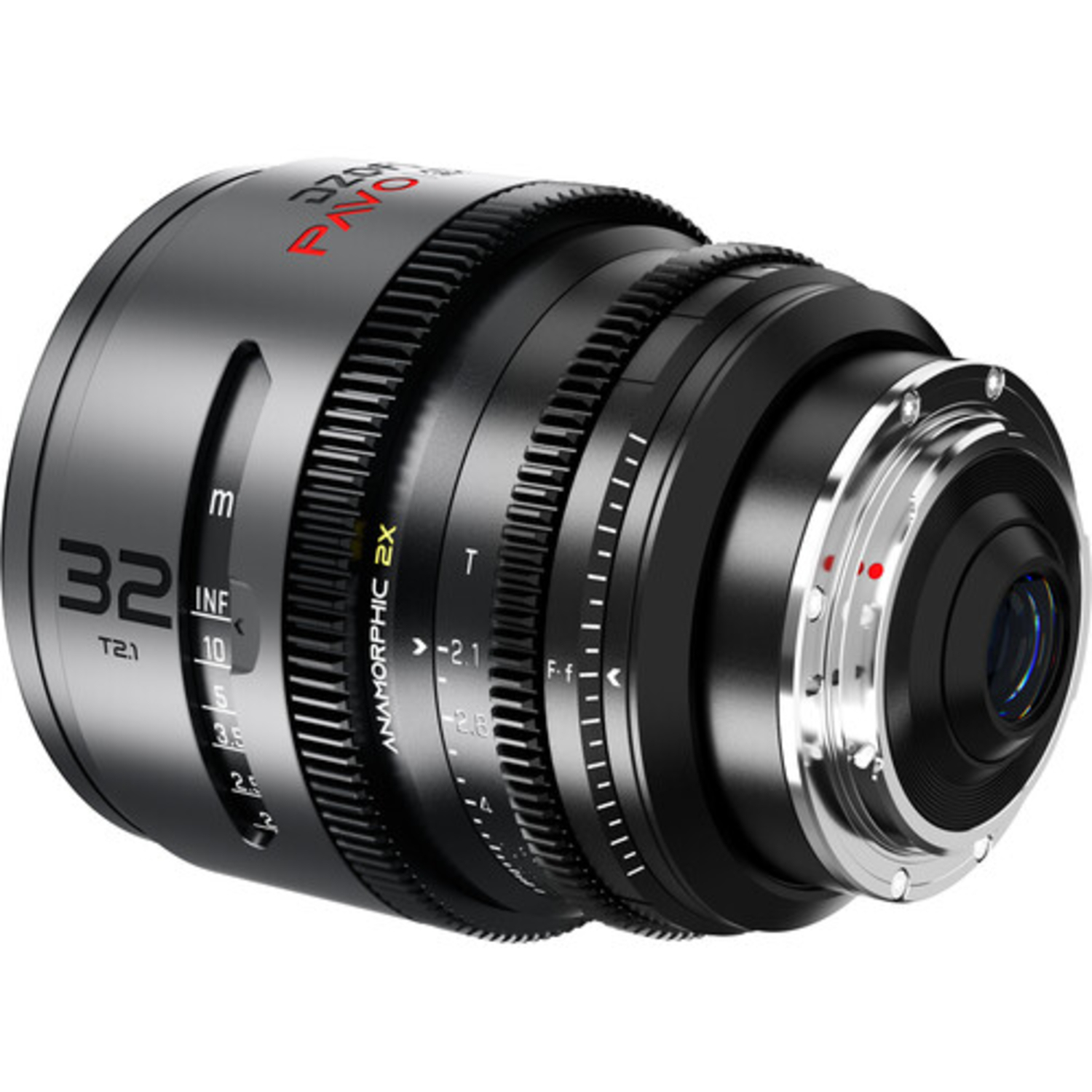 DZOFILM PAVO 2X ANAMORPHIC 3-Lens Kit 32/55/100mm T2.1 Neutral Coating Imperial für PL/EF-Mount