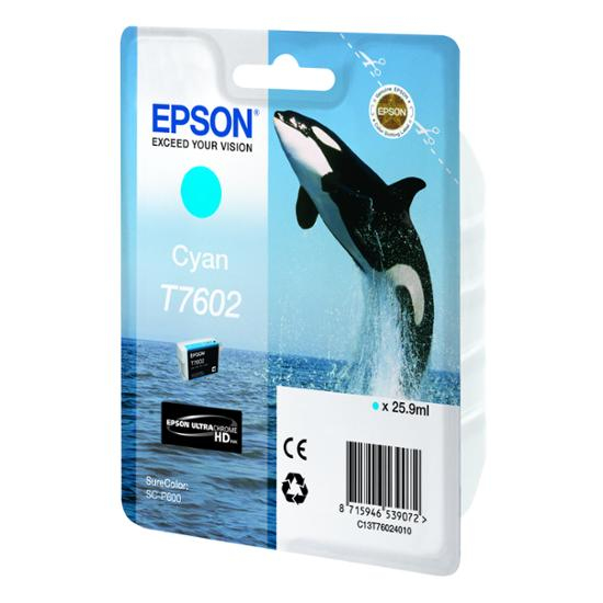 Epson Tinte cyan 25.9ml f. EPSON SureColor P600
