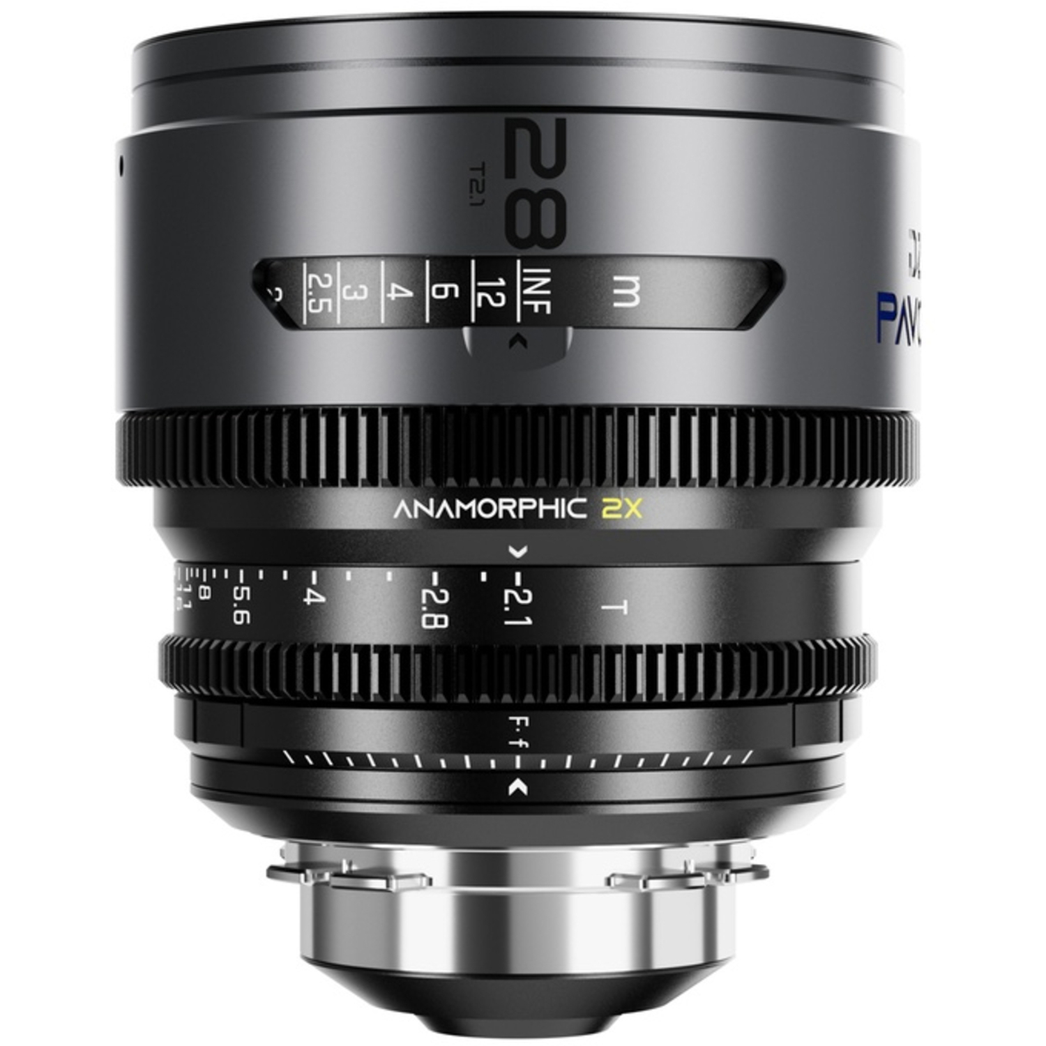 DZOFILM PAVO 2X ANAMORPHIC 28mm T2.1 Blue Coating Metric für PL/EF-Mount