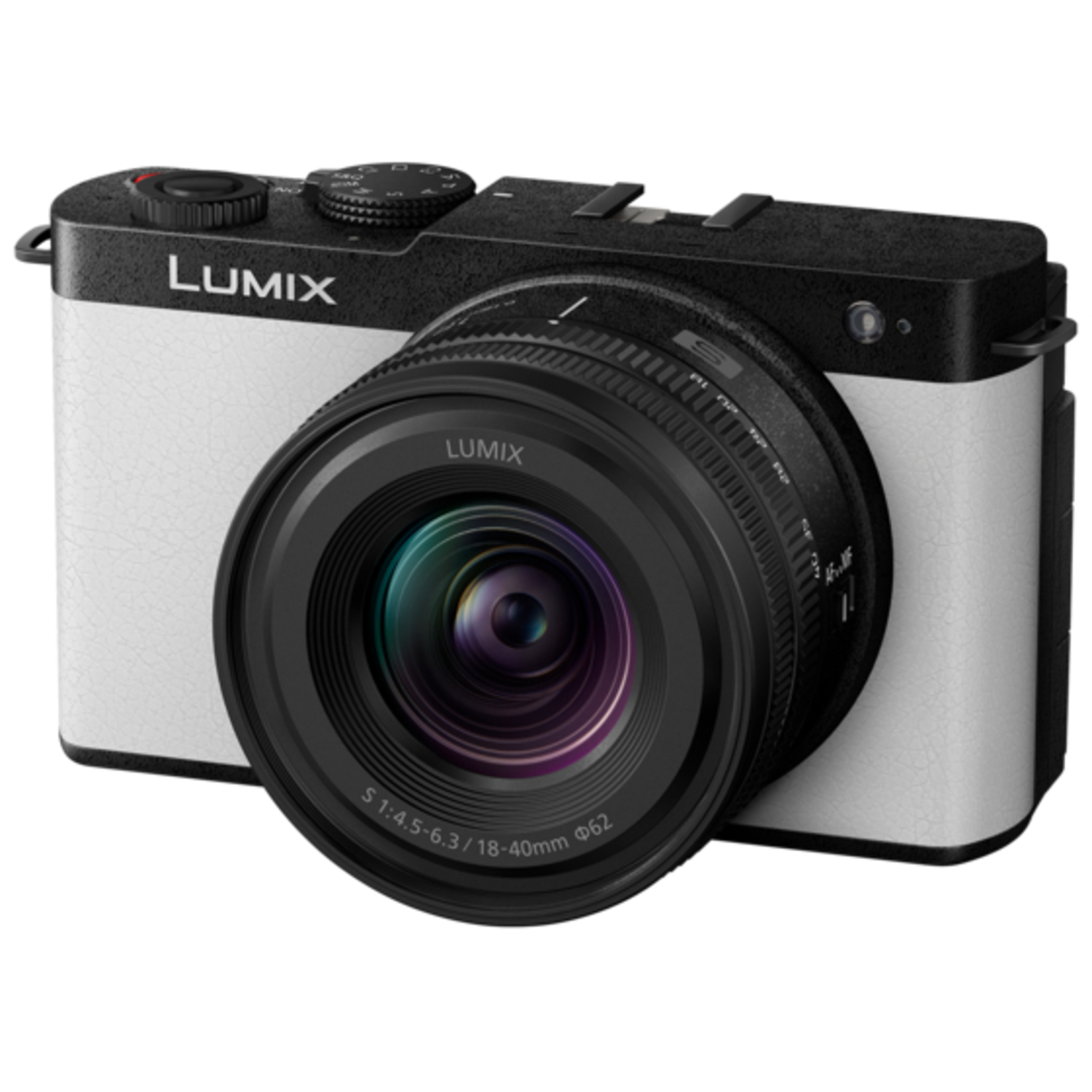 Panasonic LUMIX DC-S9 Smokey White mit LUMIX S 18-40mm F4.5-6.3