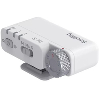 SmallRig Drahtloses Mikrofon S70 mit Multi-Device-Kompatibilität weiß