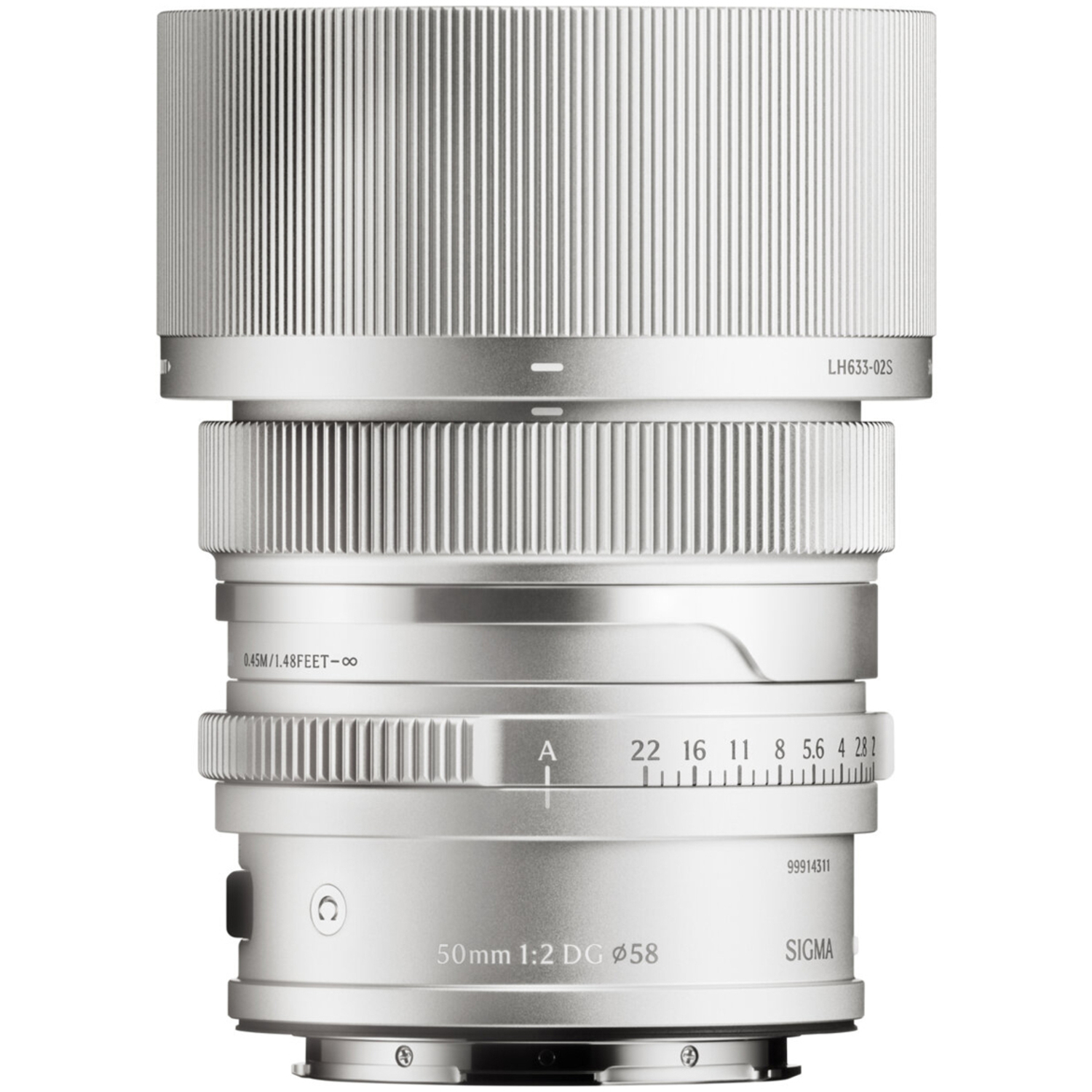 Sigma 50mm F2 DG Contemporary für L-Mount silber