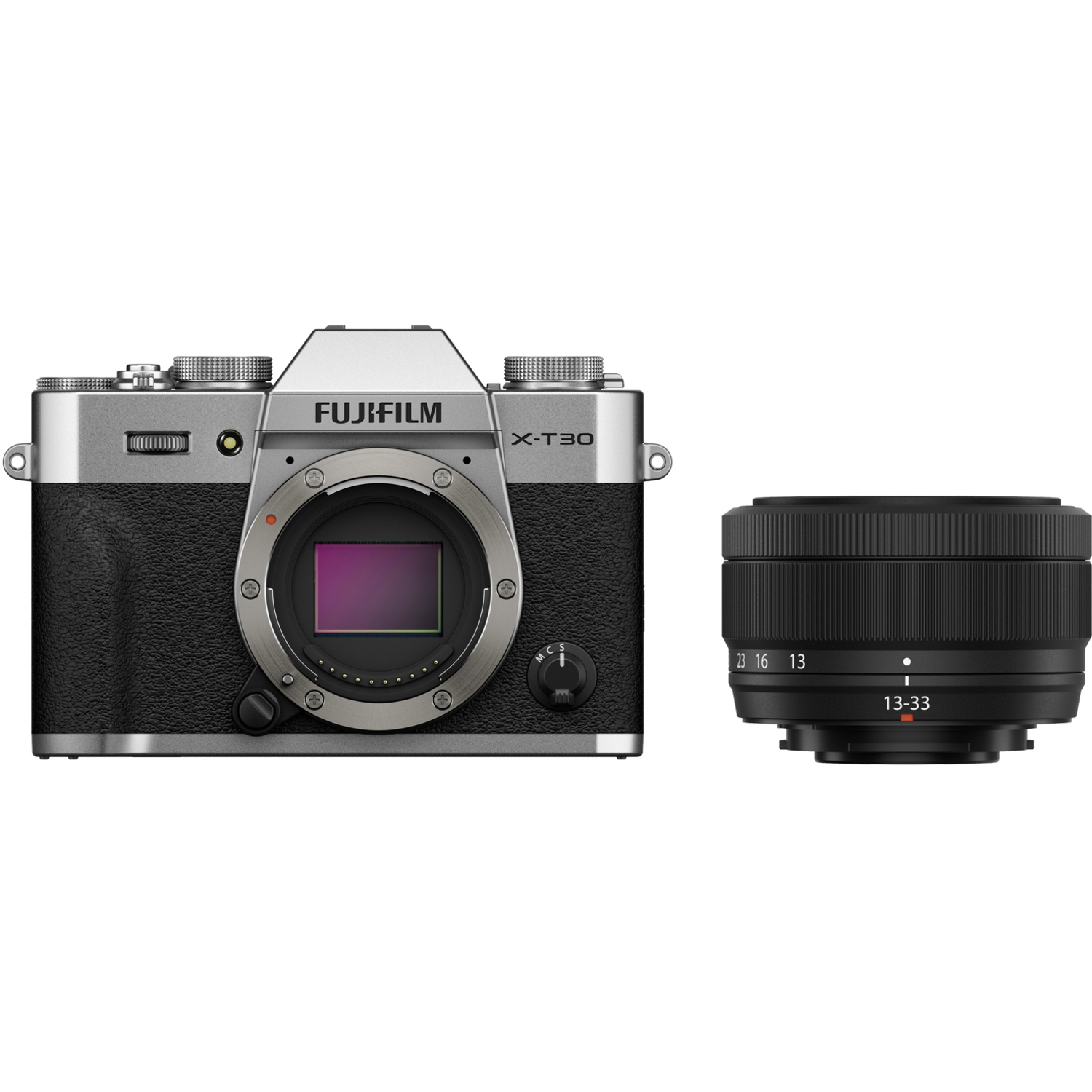 Fujifilm X-T30 III mit FUJINON XC 13-33mm F3.5-6.3 OIS silber