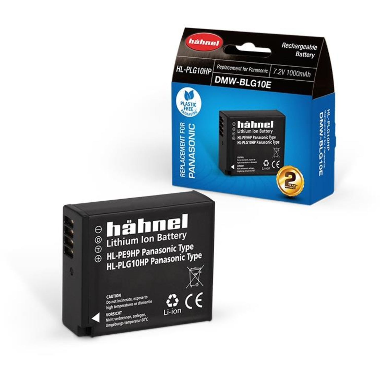 Hähnel Akku HL-PLG10HP für Panasonic