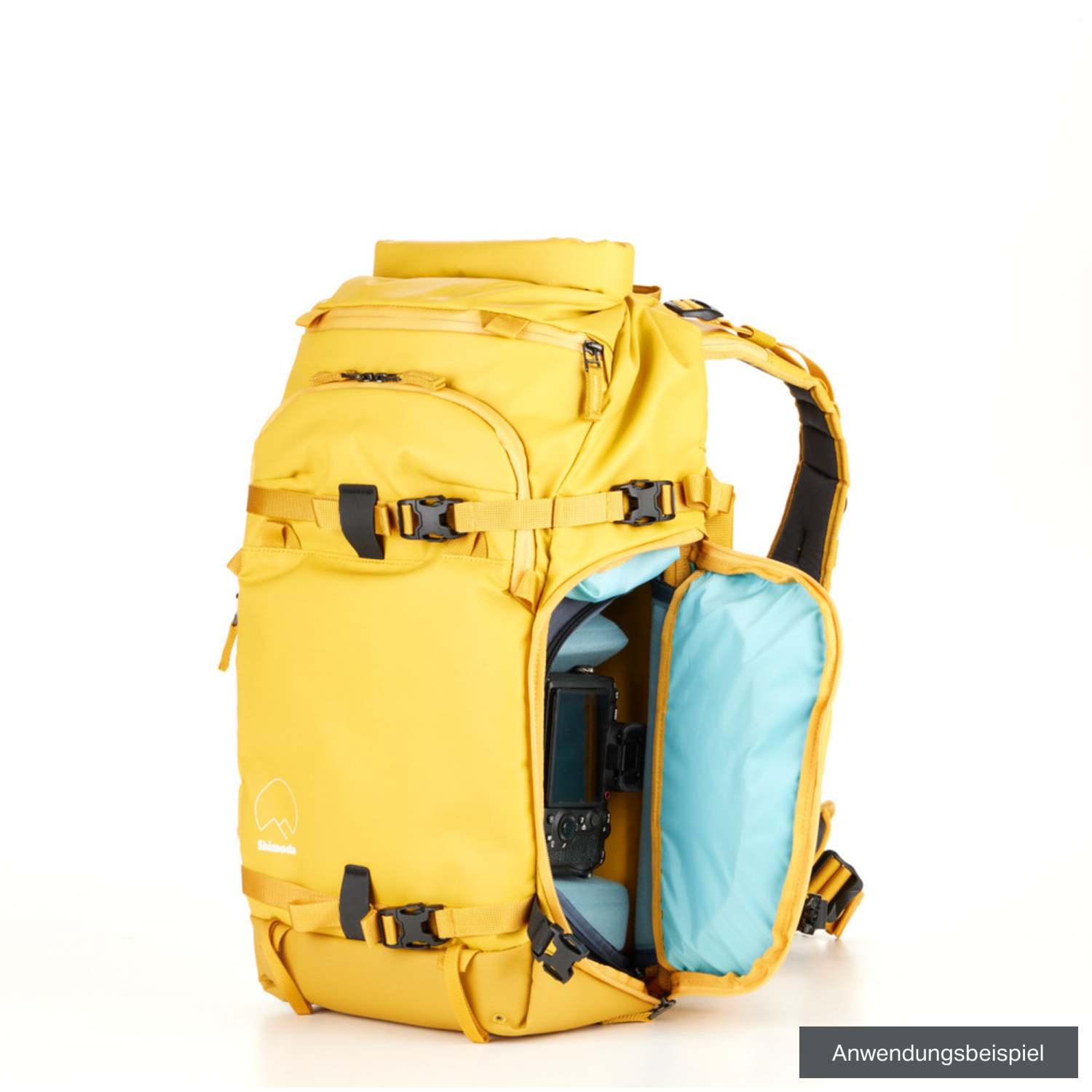 Shimoda Action X25 v2 Starter Kit mit kleiner Mirrorless Core Unit gelb