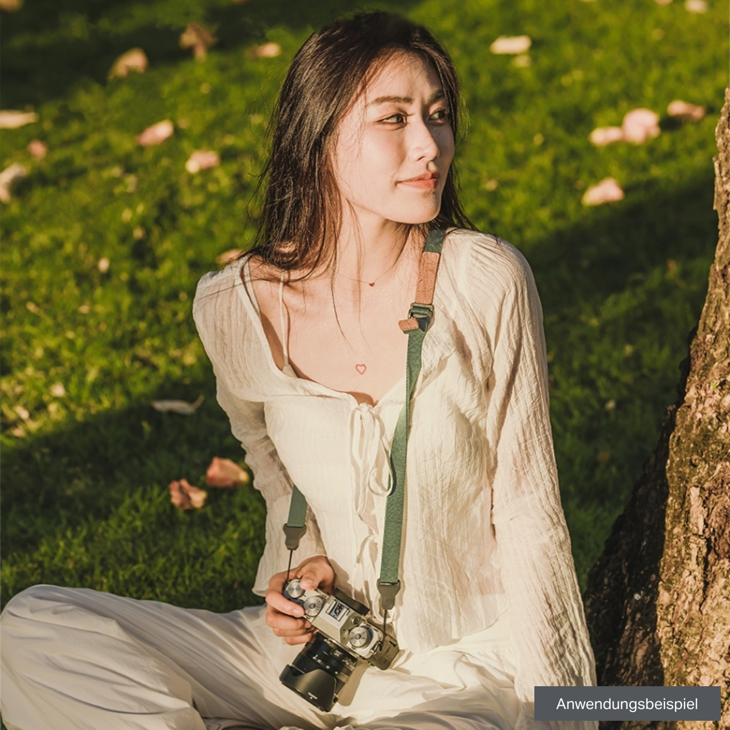 Falcam Kameragurt Maglink Quick Magnetic Buckle Lite 3143G grün