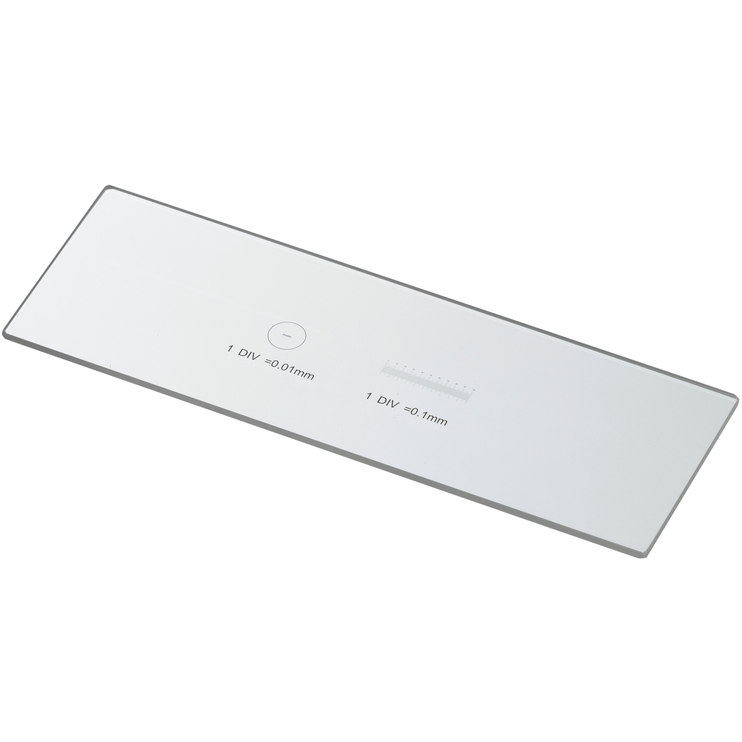 BRESSER Objektträger Mikrometerskala 1/10 & 1/100 mm