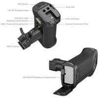 SmallRig Drehbarer Seitengriff mit REC-Taste 3893 für Sony Kameras