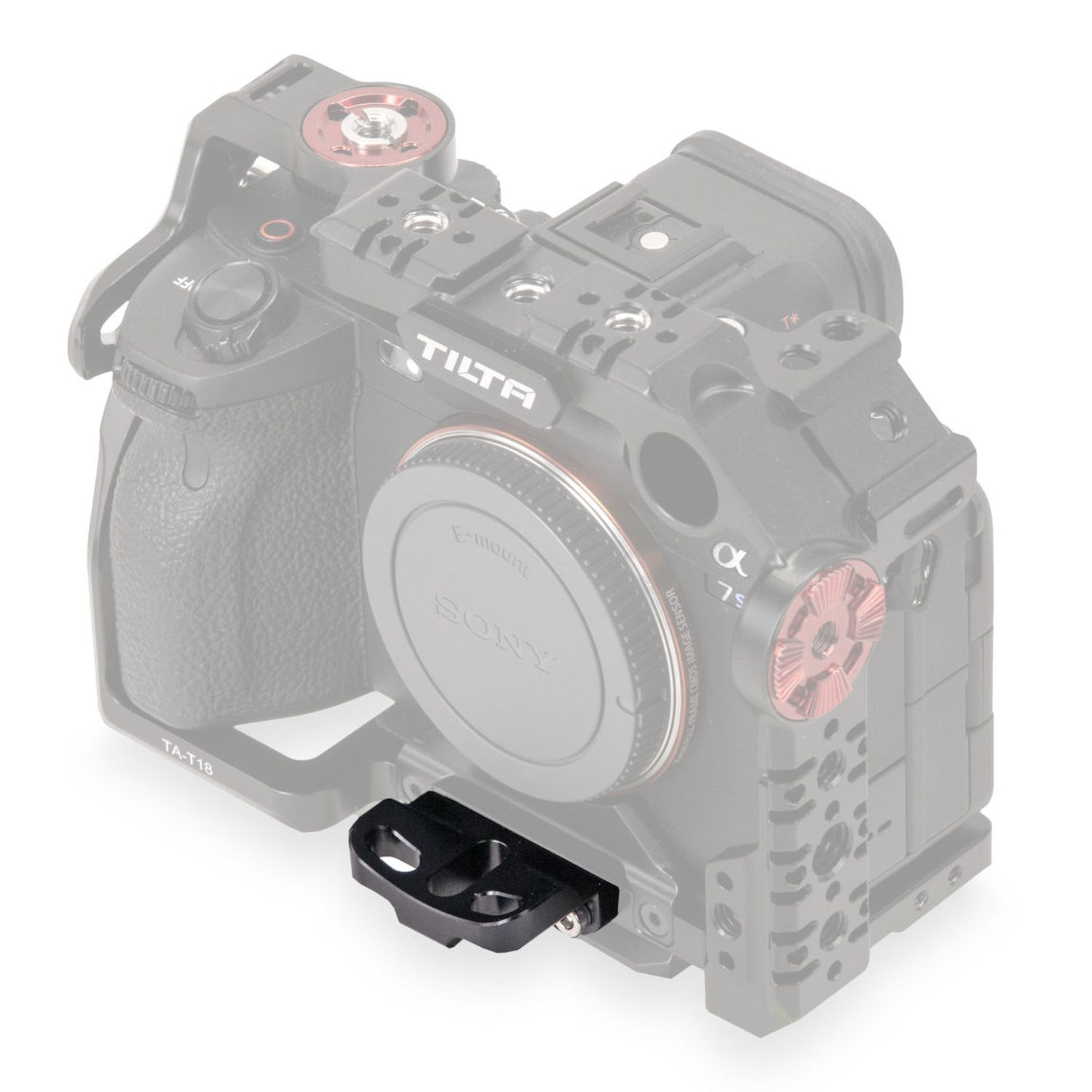Tilta TA-T18-LAS-B PL Mount Objektivadapter Unterstützung für Sony Alpha 7S III Schwarz
