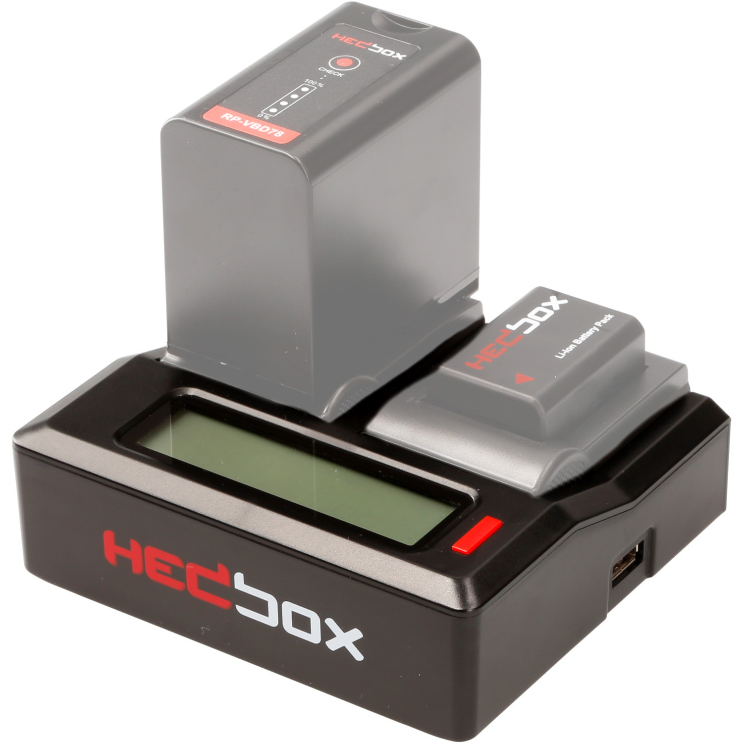 HEDBOX RP-DC50 Duales Batterieladegerät
