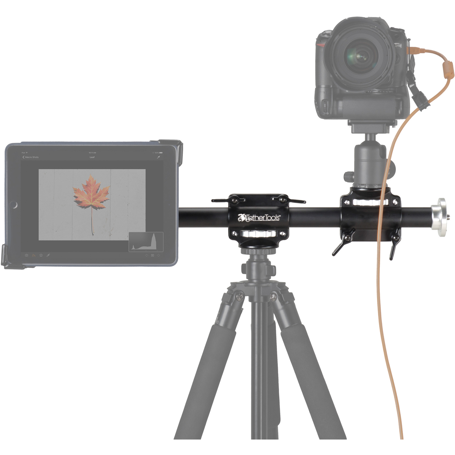 Tether Tools Rock Solid Tripod Crossbar mit 2 Montageschlitten