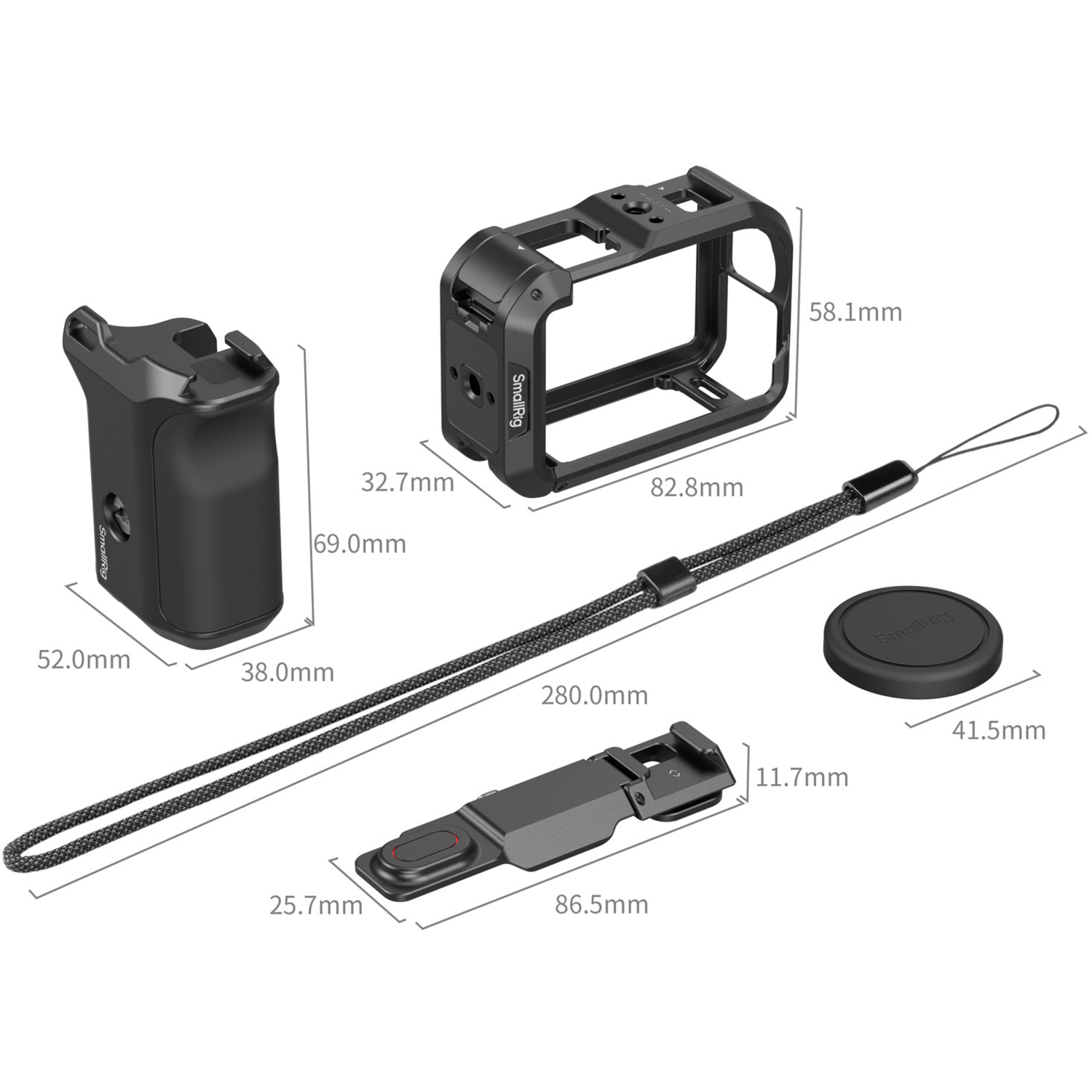 SmallRig Cage Kit 6037 für DJI Osmo Action 6