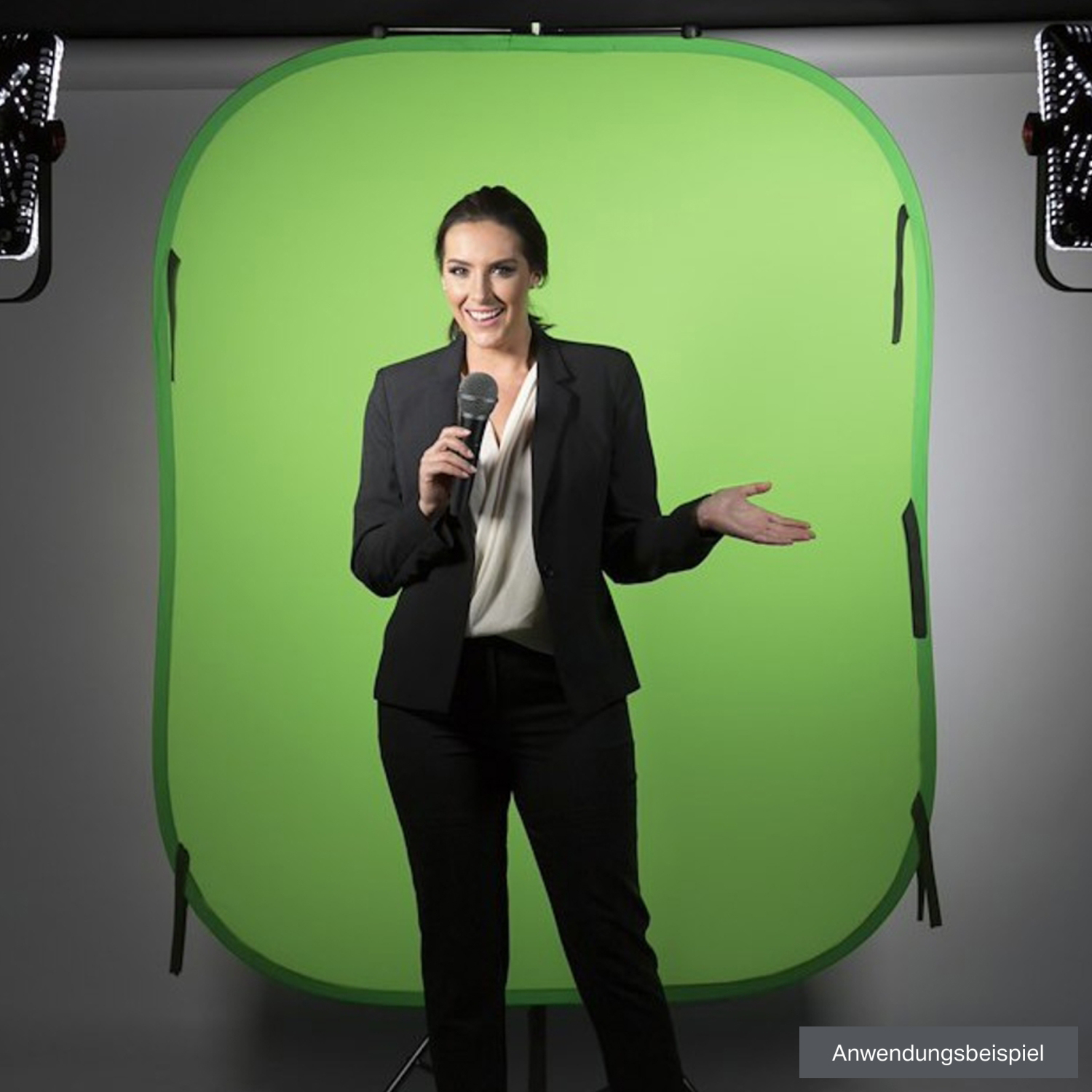Manfrotto Chromakey Falthintergrund grün 180 x 275cm