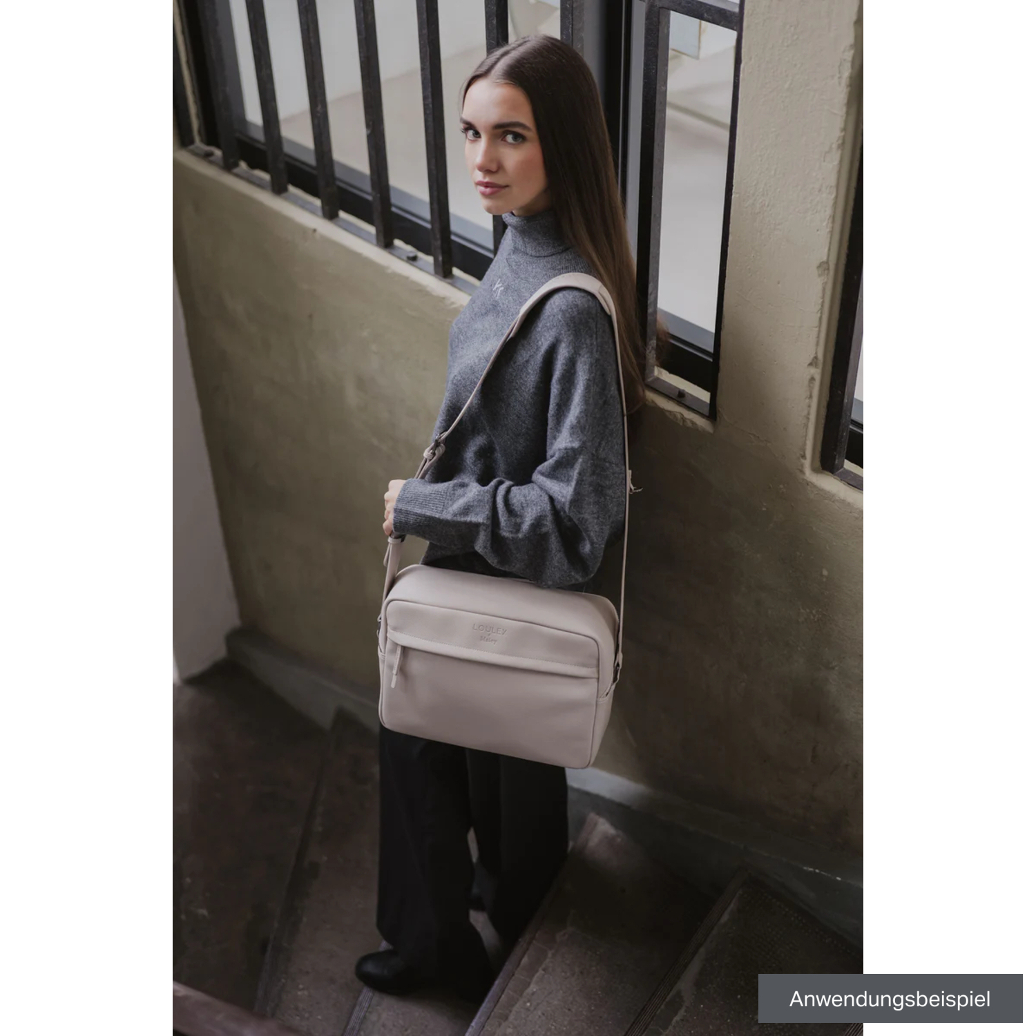 LOULEX x MALEY Umhängetasche XL-Organizer Bag 12,1L beige