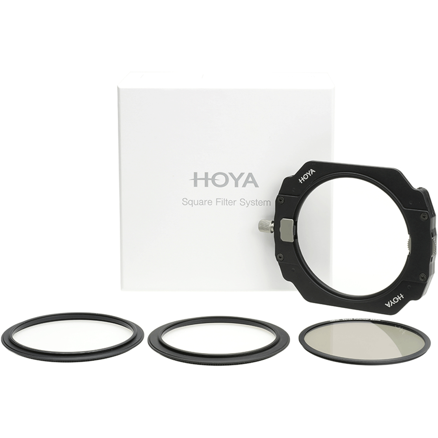 Hoya Sq100 Holder Kit mit Polfilter, Halter und zwei Adaptern