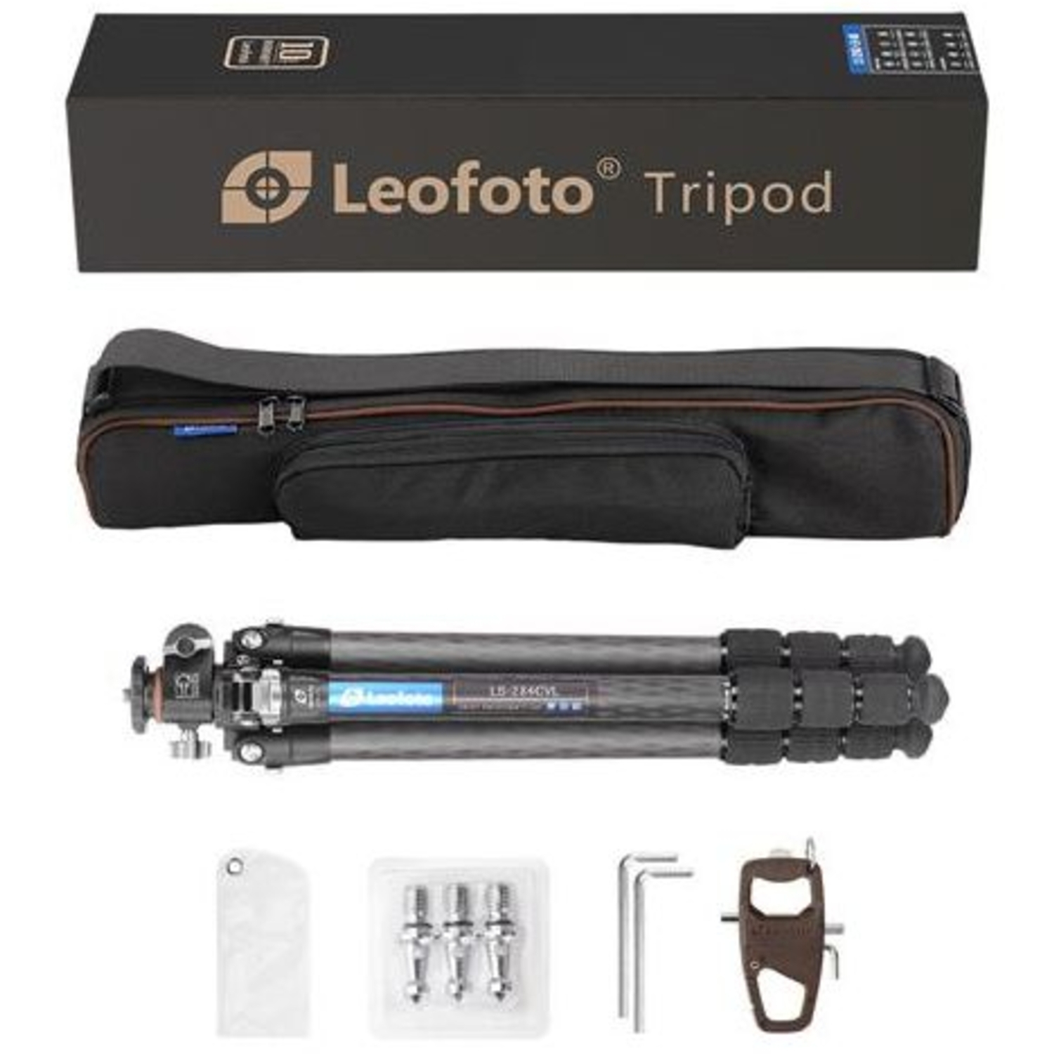 Leofoto LS-284CVL Carbon-Dreibeinstativ