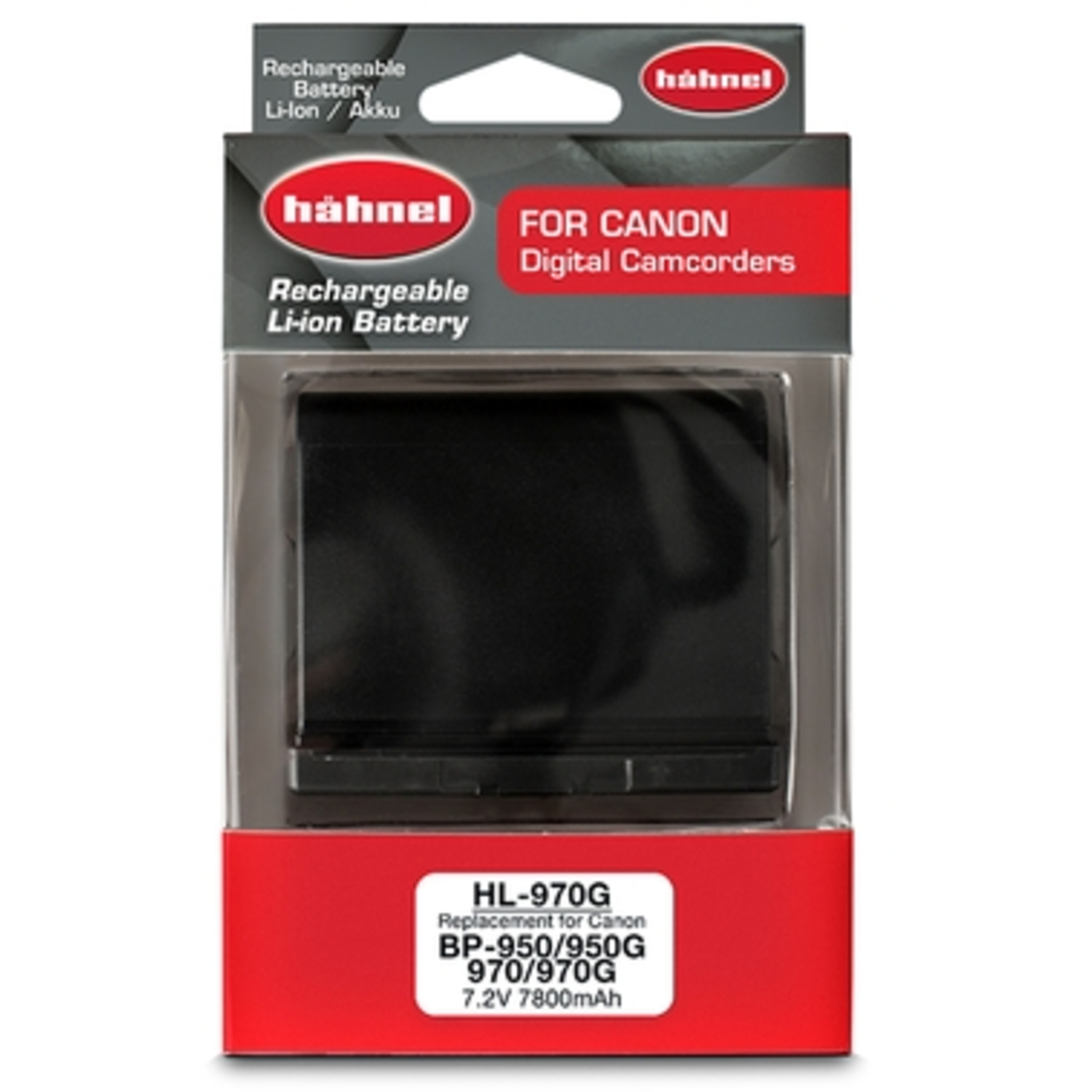 Hähnel Akku HL-970G Ersatz für Canon BP-950G/BP-970G