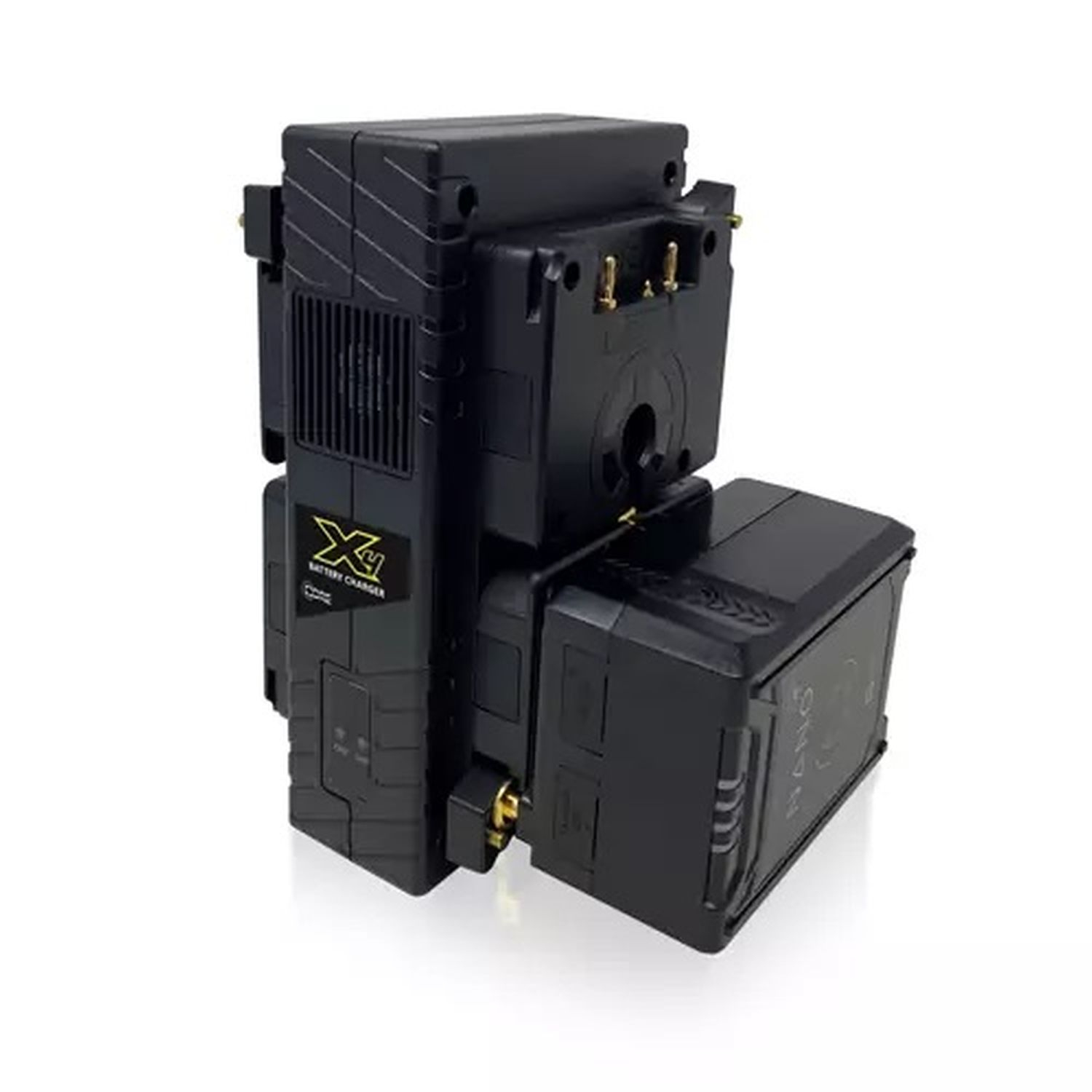 Core SWX GP-X4A 4-fach Ladegerät für Micro-Style Akkupacks Gold Mount