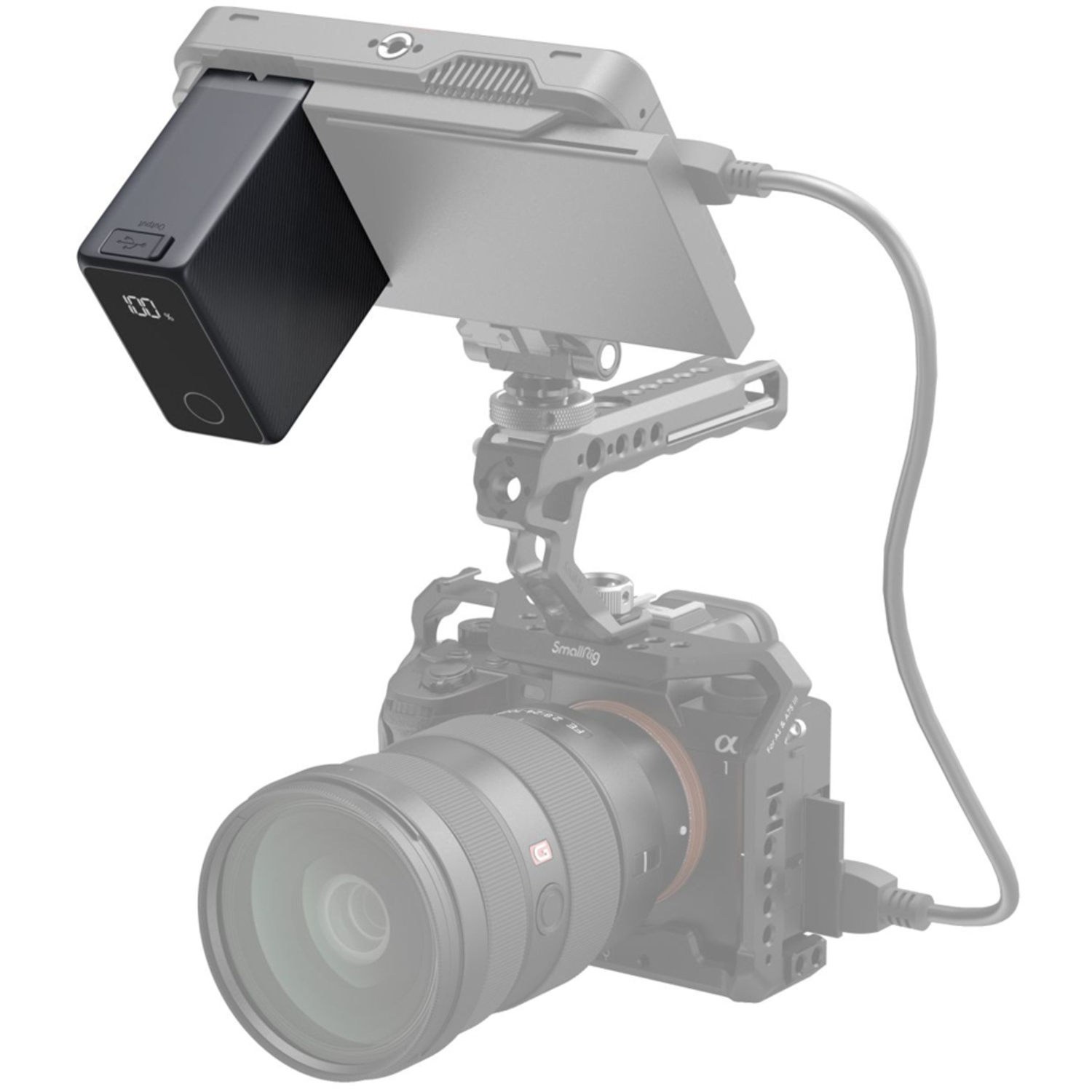 SmallRig Akku NP-F970 USB-C 4469 schwarz für Sony Kameras mit NP-F970 Akku