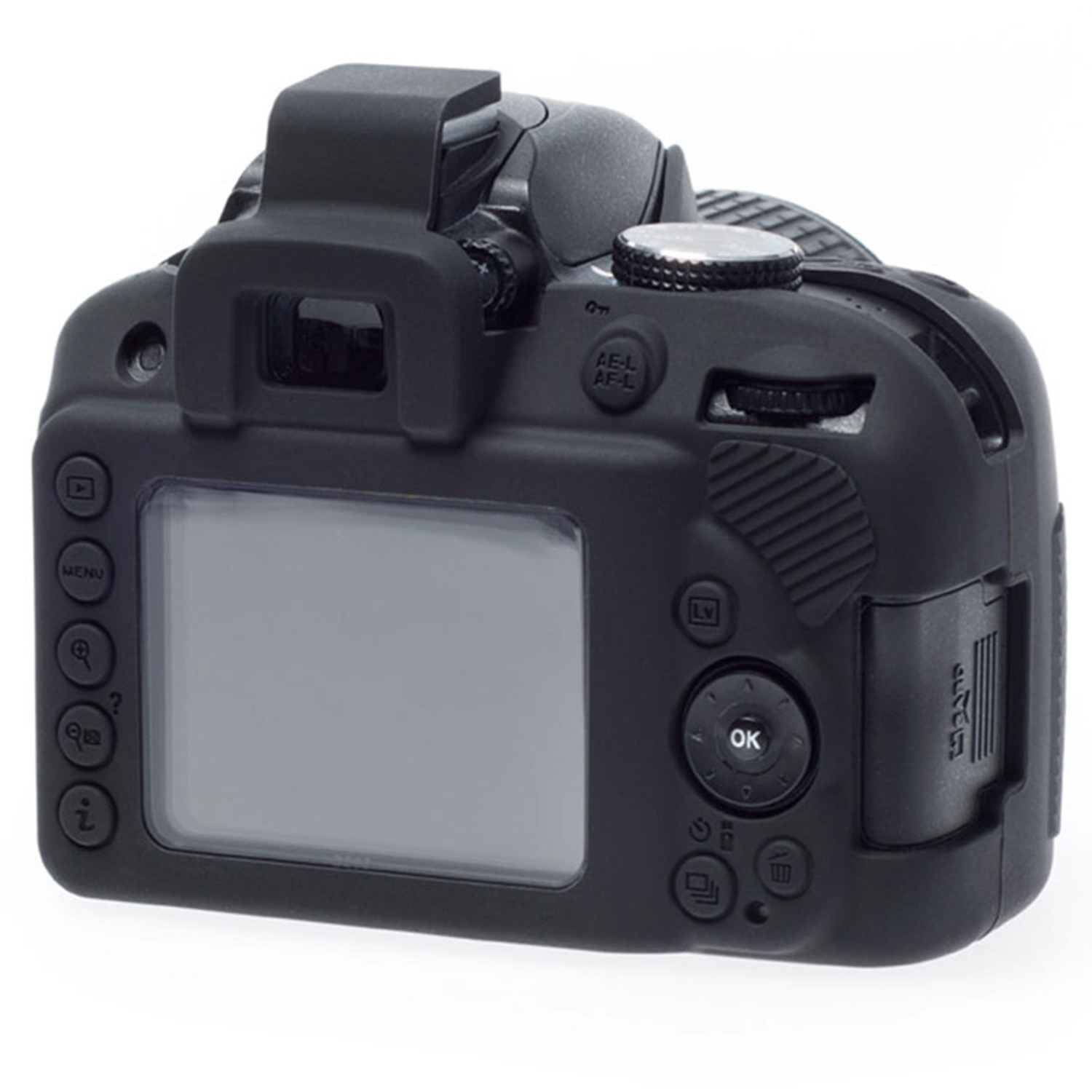easyCover Schutzhülle für Nikon D3300/3400 Schwarz