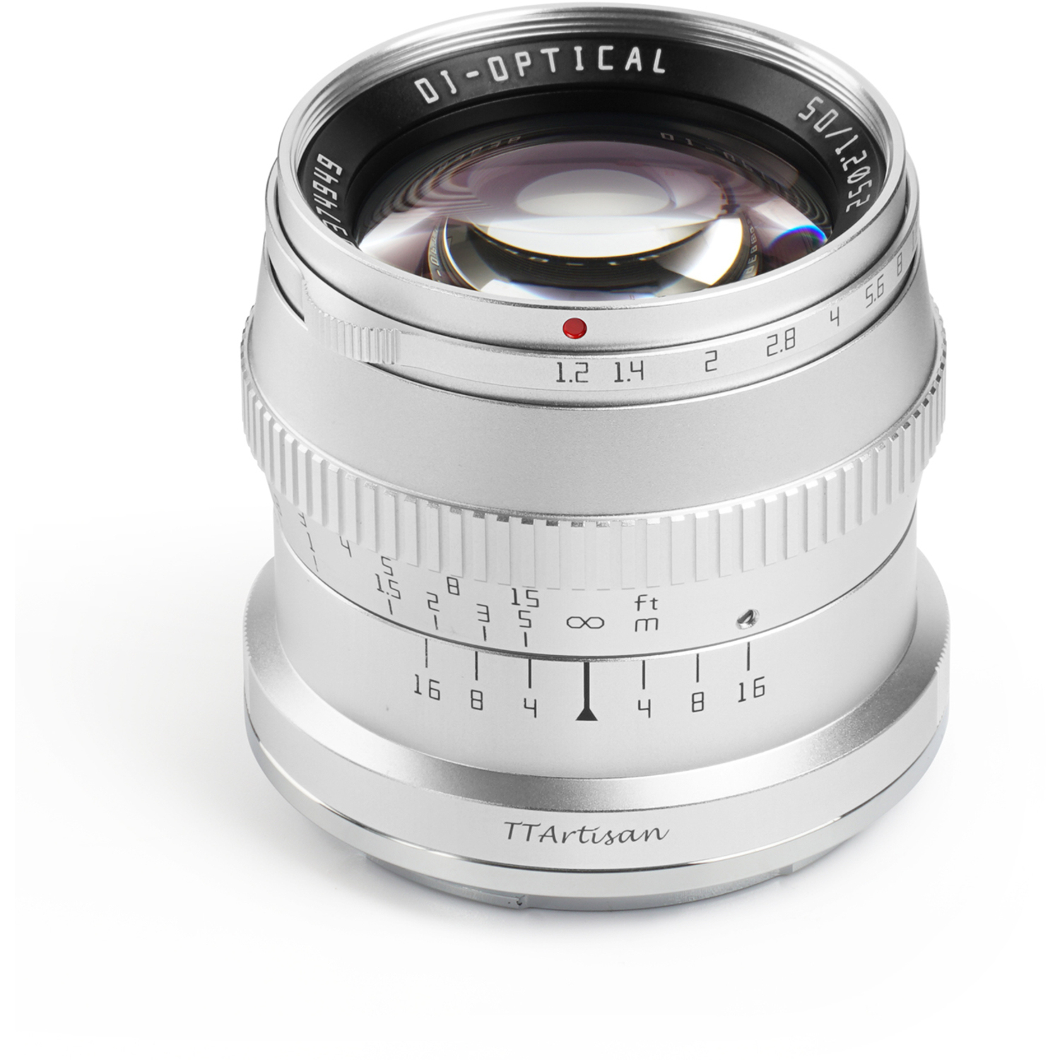 TTArtisan 50mm F1.2 für Sony E (APS-C) silber