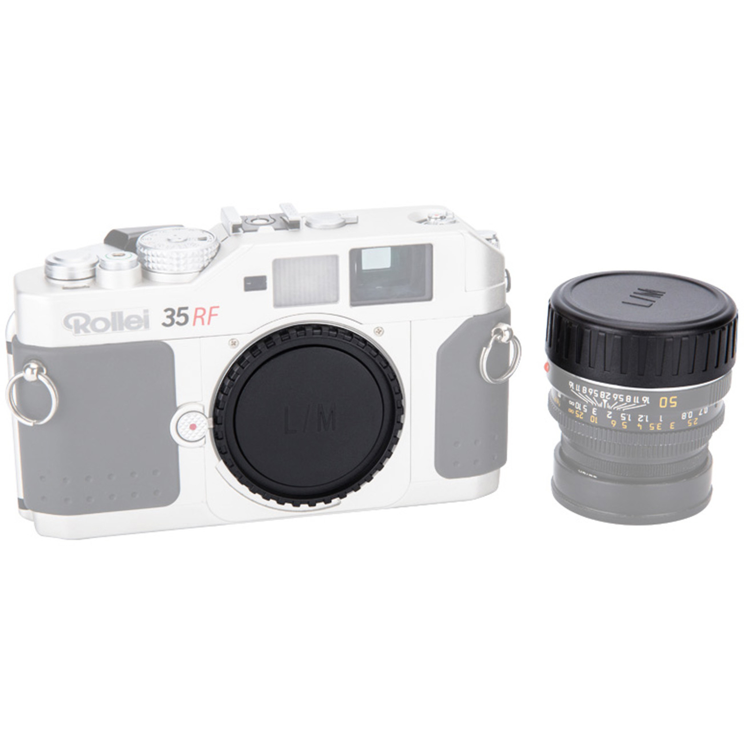 B.I.G. Gehäuse-/Objektivrückdeckel Set Leica M