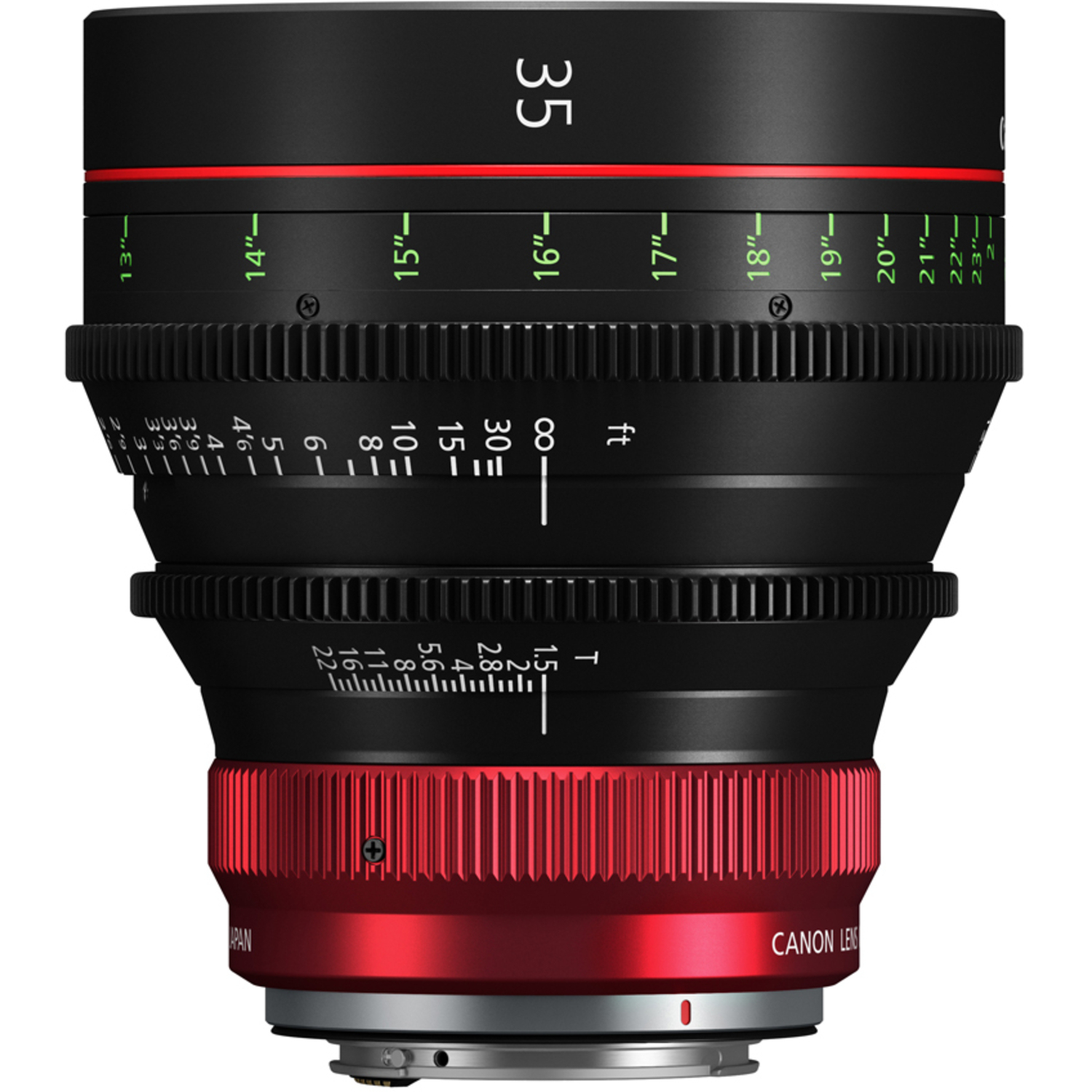 Canon CN-R 35mm T1.5 L F (Feet) RF Prime