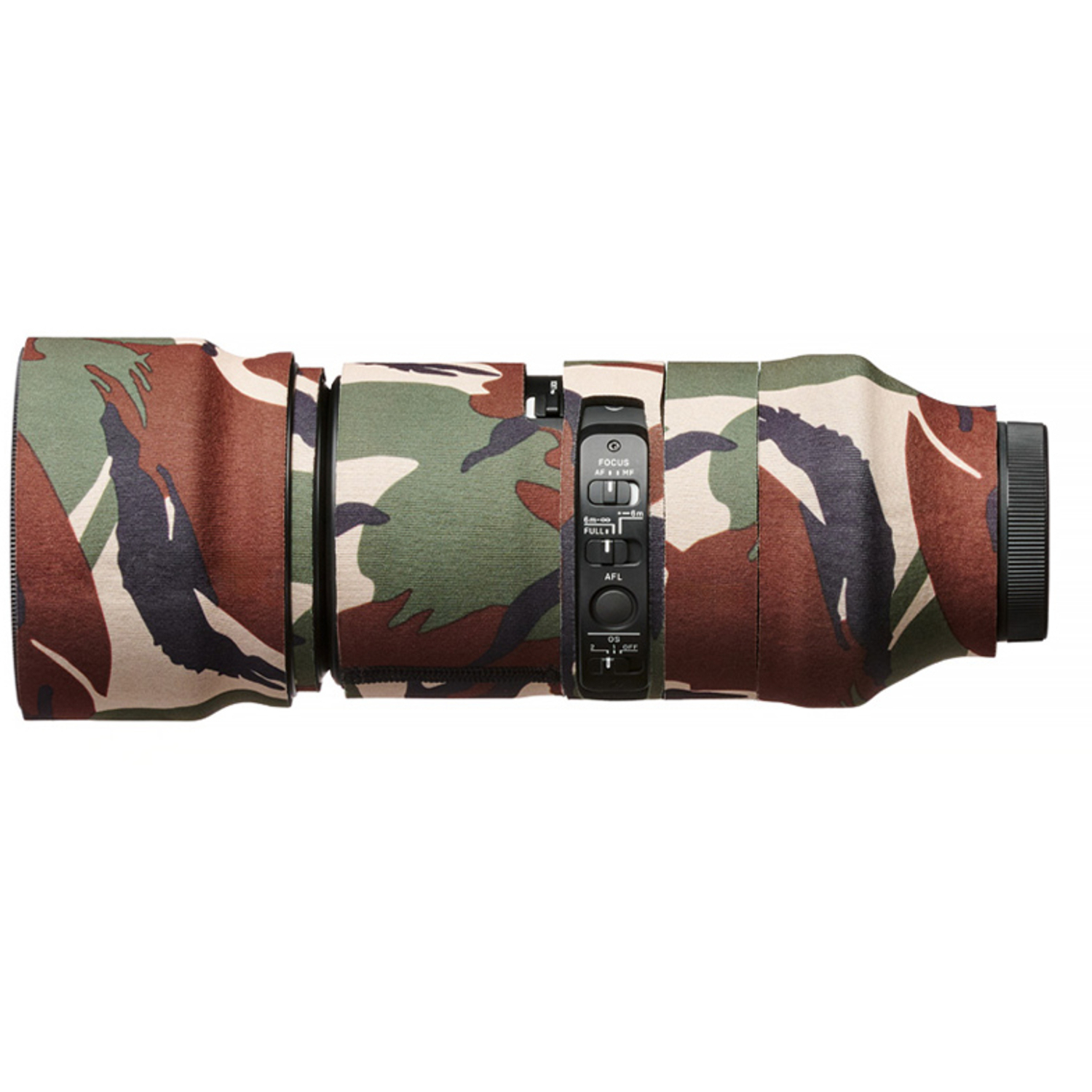 easyCover Lens Oak Objektivschutz für Sigma 100-400mm F5-6.3 DG DN OS Grün Camouflage