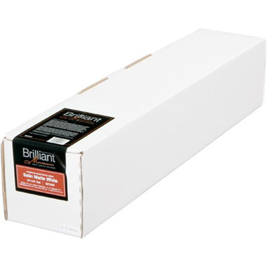 Brilliant Museum Satin Matte White 111,8cm x 12m  300g/m²