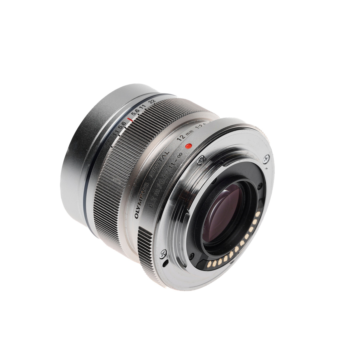 OM System M.Zuiko Digital ED 12mm F2 silber gebraucht