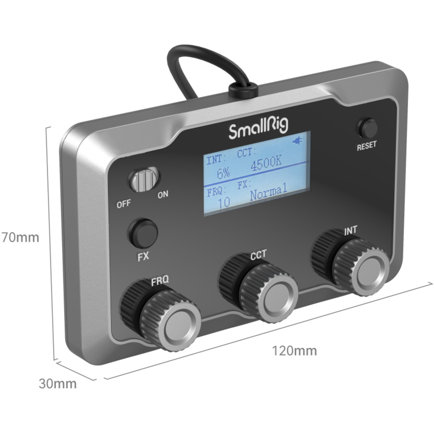 SmallRig LED-Videoleuchte Bedienfeld 3980 für RC 350 und RC 450 COB 