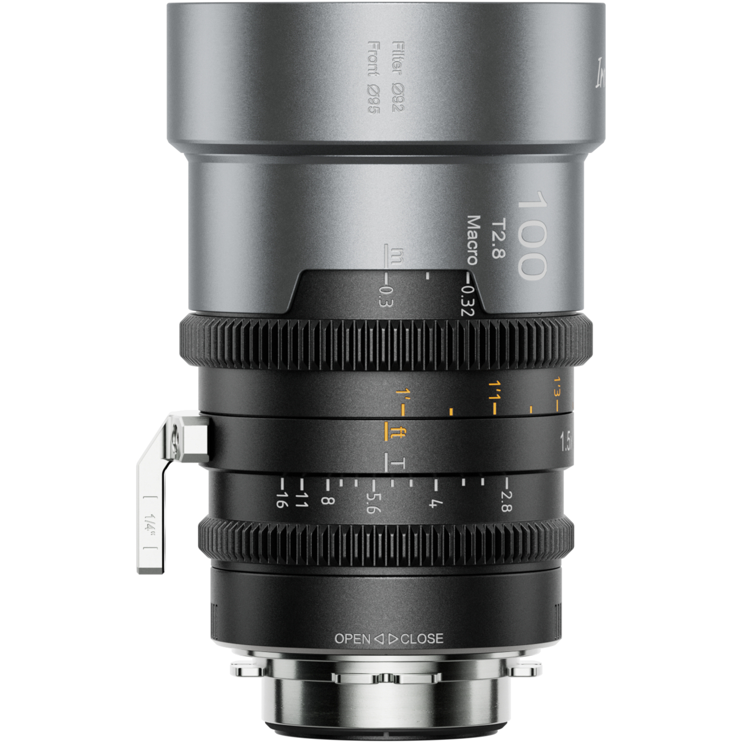 Sirui IronStar 100mm T2.8 1.5x FF anamorphotisch Neutral Flare für PL-Mount