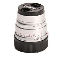 Voigtländer 50mm F2.2 Color-Skopar für Leica M-Mount silber gebraucht