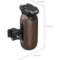 SmallRig Seitlicher Holzgriff mit NATO-Klemme 5239