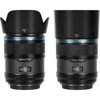 Sirui Sniper 16mm und 75mm F1.2 APSC für Fujifilm X-Mount Kit