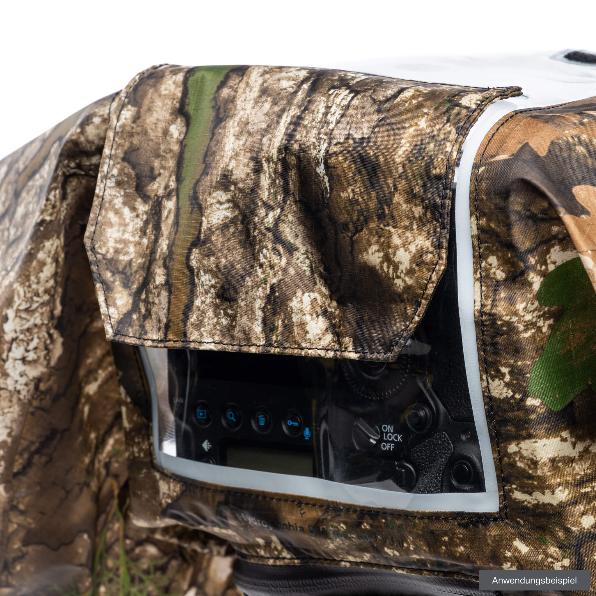 thinkTank Hydrophobia D 300-600 Realtree APX Camouflage für Kameras mit 300-600mm F2.8 Objektiv